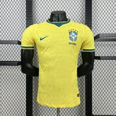 World Cup Jersey 2026 Brazil Home Kit Player Version Soccer T-Shirt AAAAJersey Supply Yupoo