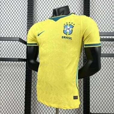 World Cup Jersey 2026 Brazil Home Kit Player Version Soccer T-Shirt