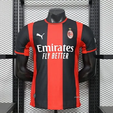 26-27 AC Milan Home Kit Player Version Soccer T-Shirt AAAAJersey Supply Yupoo