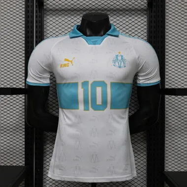 26-27 Marseille Blue Special Edition Kit Player Version Soccer T-Shirt AAAAJersey Supply Yupoo