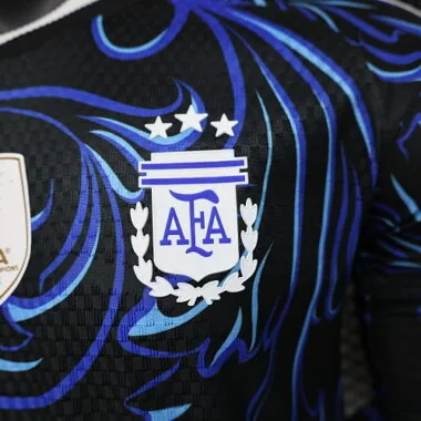 World Cup Jersey 2026 Argentina Away Long Sleeves Kit Player Version Soccer T-Shirt
