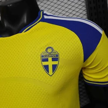 World Cup Jersey 2026 Sweden Home Kit Player Version Soccer T-Shirt