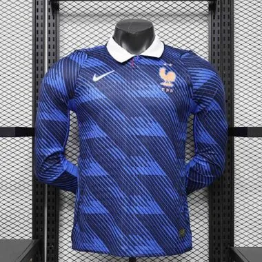 World Cup Jersey 2026 France Home Long Sleeves Kit Player Version Soccer T-Shirt AAAAJersey Yupoo
