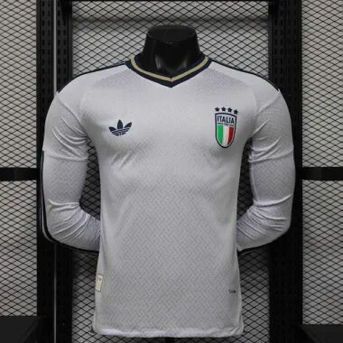 World Cup Jersey 2026 Italy Home Long Sleeves Kit Player Version Soccer T-Shirt AAAAJersey Yupoo