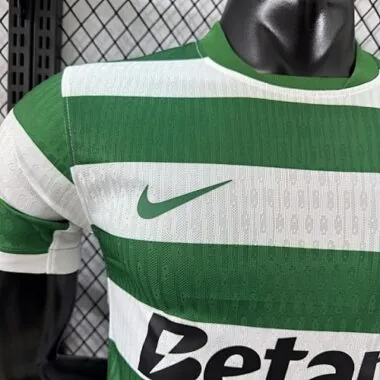 25-26 Sporting Lisbon Home Kit Player Version Soccer T-Shirt