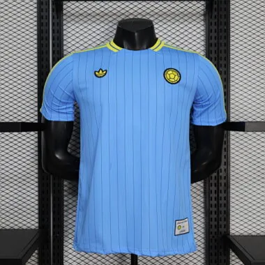 2026 Colombia Blue casual Kit Player Version Soccer T-Shirt AAAAJersey Supply Yupoo