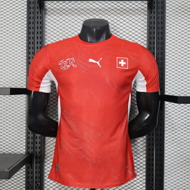 World Cup Jersey 2026 Switzerland Home Kit Player Version Soccer T-Shirt AAAAJersey Supply Yupoo