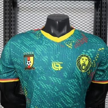 Maglia della Coppa del Mondo 2026: divisa da casa del Camerun, versione da giocatore, maglietta da calcio