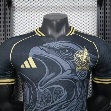 2026 Mexico Black Special Edition Kit Player Version Soccer T-Shirt
