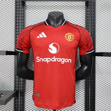 25-26 Manchester United Home Kit Player Version Soccer AAAAJersey Yupoo