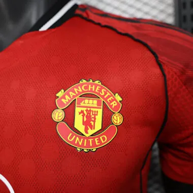 25-26 Manchester United Home Kit Player Version Soccer