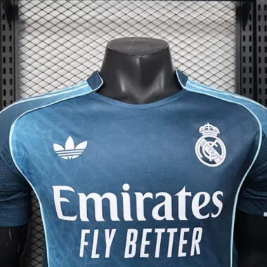 25-26 Real Madrid Blue Gradient Special Edition Kit Player Version Shirt AAAAJersey Wholesale Yupoo