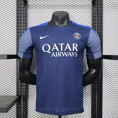 25-26 PSG Blue Pre-Match Kit Player Version Shirt Soccer AAAAJersey Yupoo
