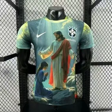 25-26 Brazil Christ The Redeemer F Special Edition Kit Player Version Shirt AAAAJersey Wholesal