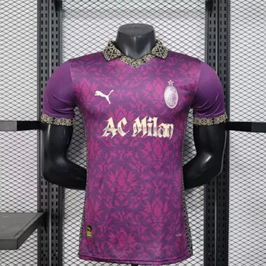 25-26 AC Milan Purple Special Edition Kit Player Version Shirt Soccer AAAAJersey Yupoo