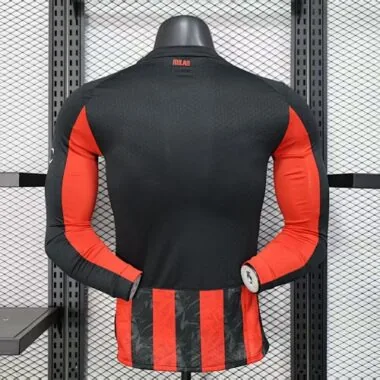 25-26 AC Milan Home Long Sleeves Kit Player Version Soccer AAAAJersey Yupoo