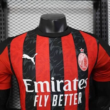 25-26 AC Milan Home Kit Player Version Soccer