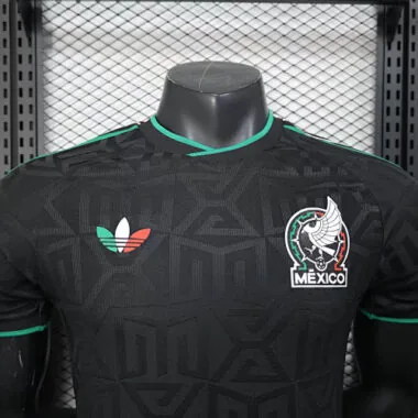 2025 Mexico Black Special Edition Kit Player Version Soccer