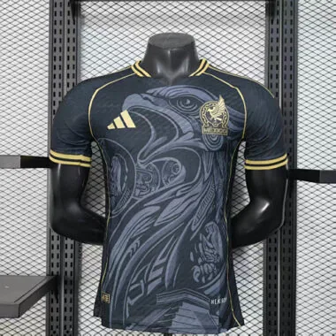2025 Mexico Black Kit Special Edition Player Version Soccer AAAAJersey Yupoo