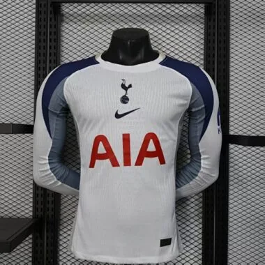 25-26 Tottenham Home Long Sleeves Kit Player Version Soccer AAAAJersey Yupoo