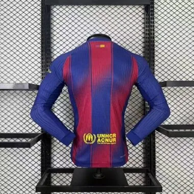 25-26 Barcelona Home Long Sleeves Kit Player Version Soccer AAAAJersey Yupoo