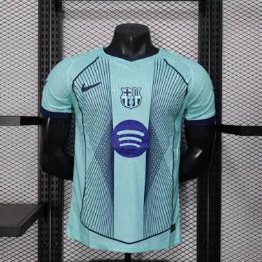 25-26 Barcelona Azure Blue Kit Special Edition Player Version Soccer AAAAJersey Yupoo