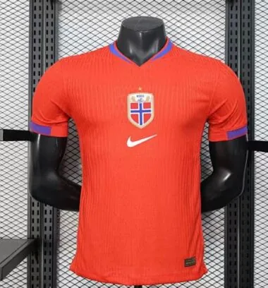 25-26 Norway Home Kit Player Version Football T-Shirt Soccer