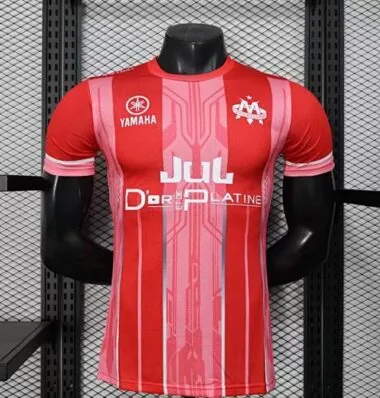 25-26 Marseille Red Special Edition Kit Player Version Football T-Shirt Soccer AAAAJersey Yupoo