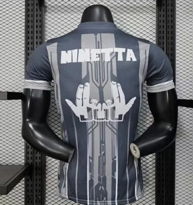25-26 Marseille Grey Special Edition Kit Player Version Football T-Shirt Soccer