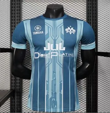 25-26 Marseille Blue Special Edition Kit Player Version Football T-Shirt Soccer AAAAJersey Yupoo