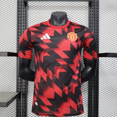 25-26 Manchester United Red Kit Training Player Version Soccer AAAAJersey Yupoo