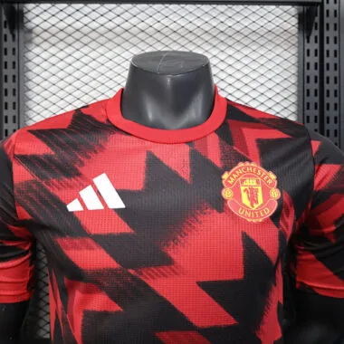 25-26 Manchester United Red Kit Training Player Version Soccer AAAAJersey Yupoo