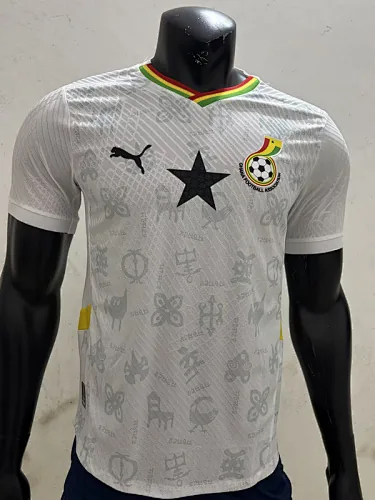 25-26 Ghana Home Kit Player Version Soccer