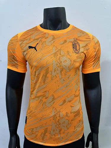 25-26 AC Milan Orange Kit Special Edition Player Version Soccer AAAAJersey Yupoo
