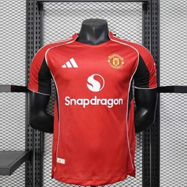 25-26 Manchester United Home Kit Player Version Soccer AAAAJersey Yupoo