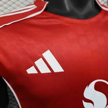 25-26 Manchester United Home Kit Player Version Soccer