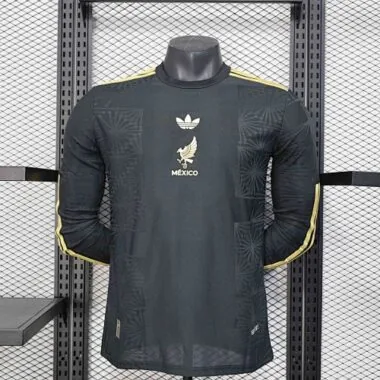 2025 Mexico Black Kit Long sleeves Special Edition Player Version Soccer AAAAJersey Yupoo