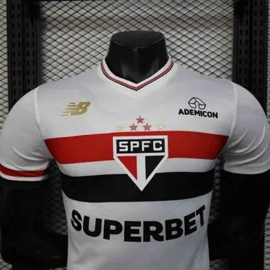 25-26 Sao Paulo Home Kit Player Version Soccer