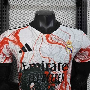 25-26 Real Madrid Black Dragon Special Edition Player Version Soccer AAAAJersey
