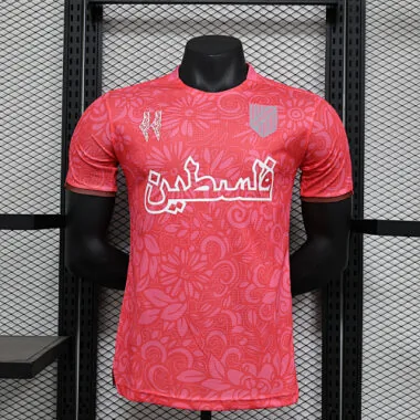 2024 Palestine Pink Kit Special Edition Player Version Soccer AAAAJersey Yupoo