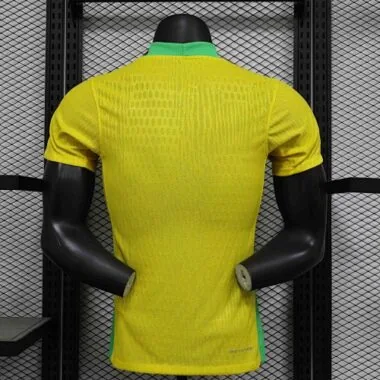 2025 Brazil Home Yellow Kit Player Version Soccer