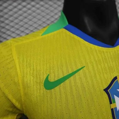 2025 Brazil Home Yellow Kit Player Version Soccer