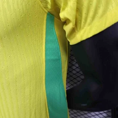 2025 Brazil Home Yellow Kit Player Version Soccer