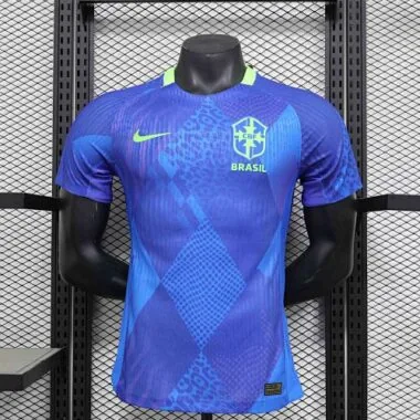 2025 Brazil Away Blue Kit Player Version Soccer AAAAJersey Yupoo