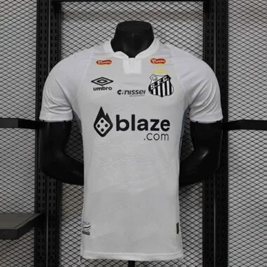 24-25 All sponsor Santos Home Kit Player Version Soccer AAAAJersey Yupoo