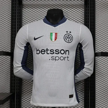 24-25 Inter Milan Away Long Sleeve Kit Player Version Soccer AAAAJersey