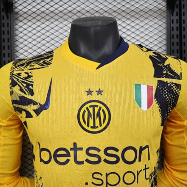24-25 Inter Milan Third Long Sleeve Kit Player Version Soccer