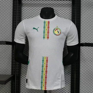 2025 Senegal Home white Kit Player Version Football T-Shirt AAAAJersey Supply Yupoo