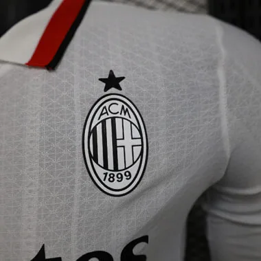 24-25 AC Milan Away Long Sleeve Kit Player Version Soccer