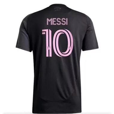 25-26 Inter Miami Away Black Kit player version Soccer AAAAJersey
